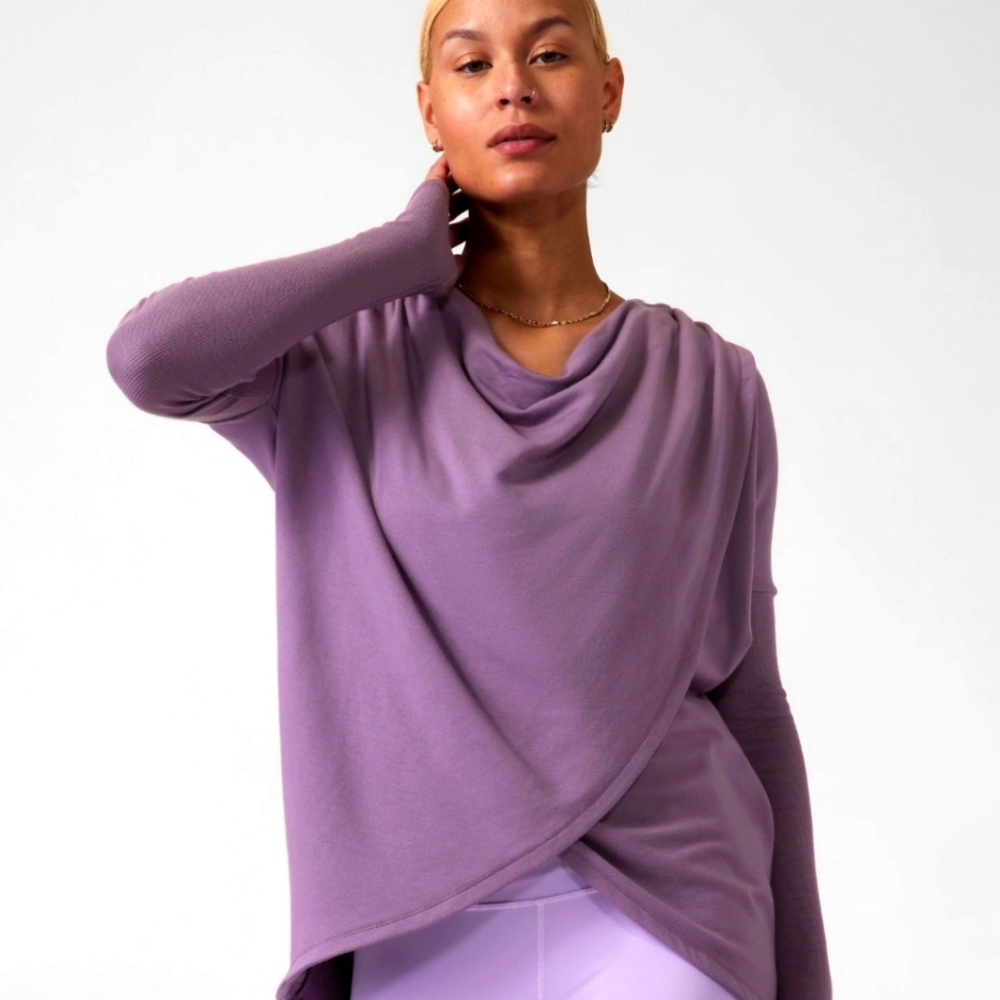 Athleta Wrap Sweatshirt
